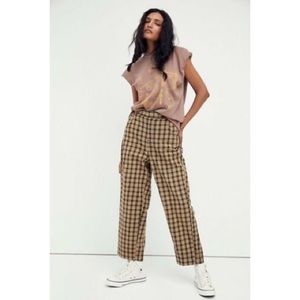 Free People Plaid Pants